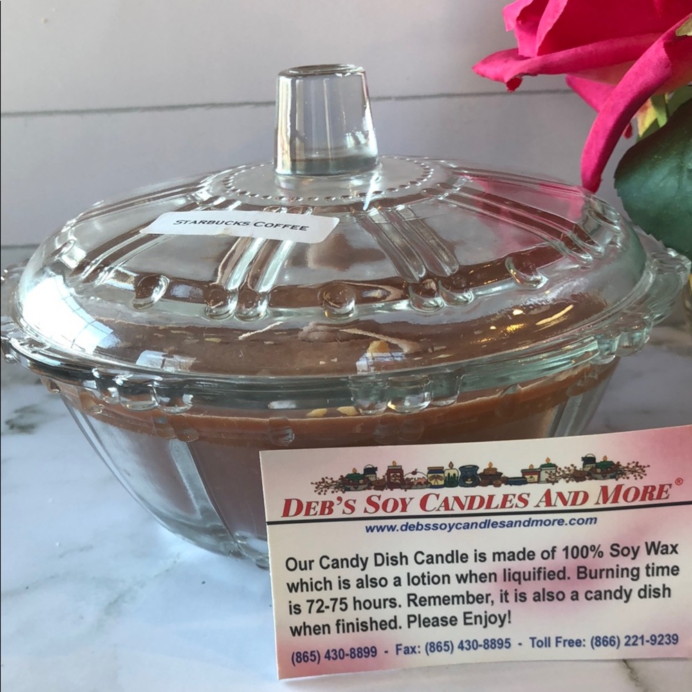 Brown Candy Dish Candle